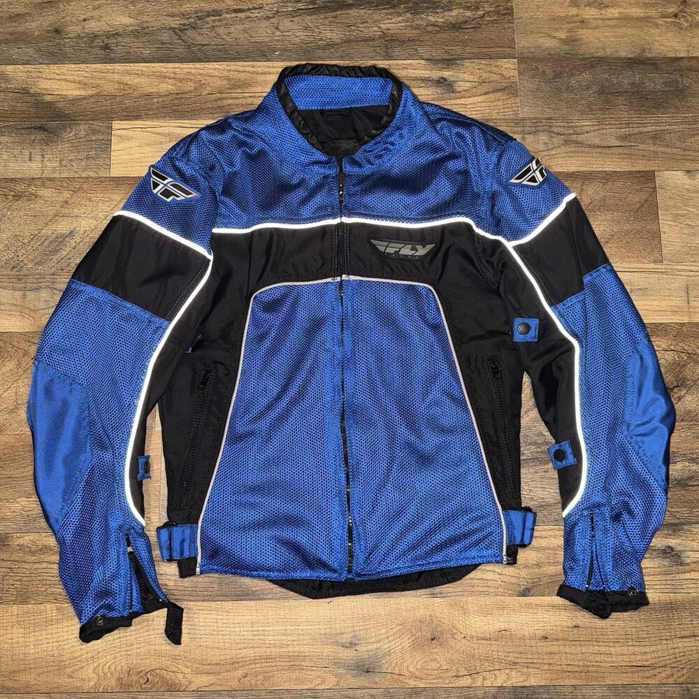 Fly Racing Motorcycle Jacket, Mens Small, Mesh, Armor,